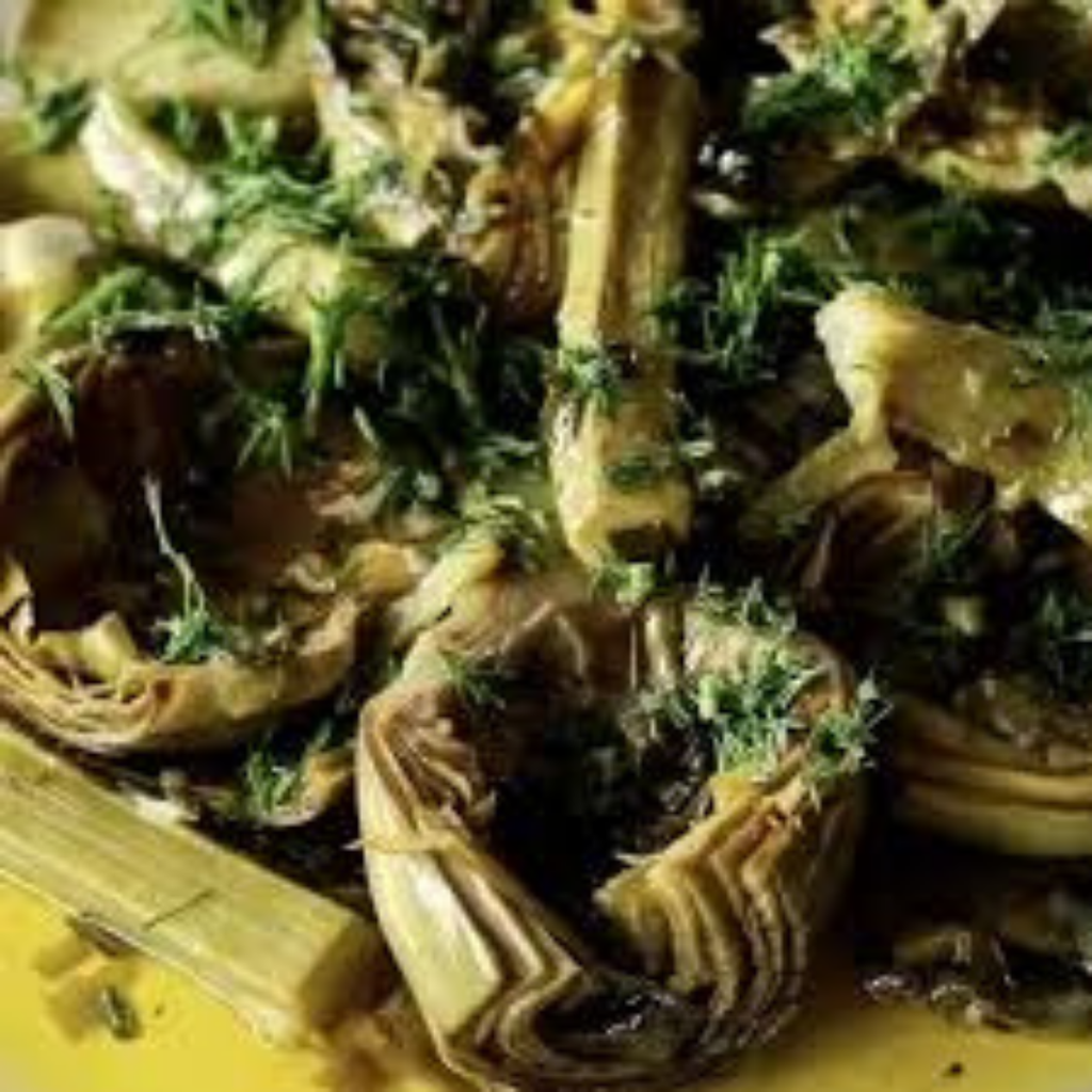 Ege Usulü Zeytinyağlı Enginar Tarifi