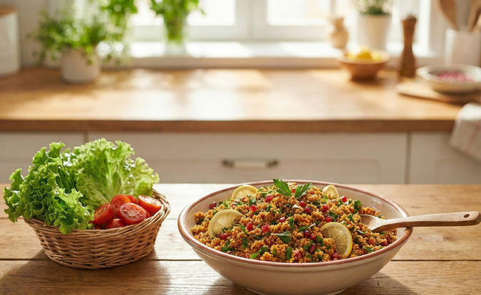 Zeytinyağlı Kısır Tarifi