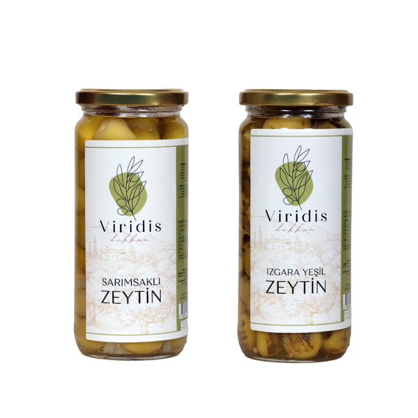 🫒Sarımsaklı Zeytin & Izgara Zeytin Gurme Paketi