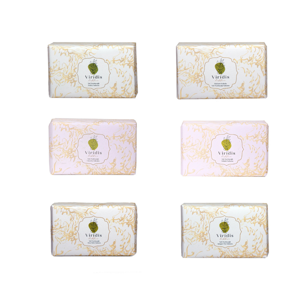🌿 6’lı Saf Zeytinyağlı Katı Sabun Paketi