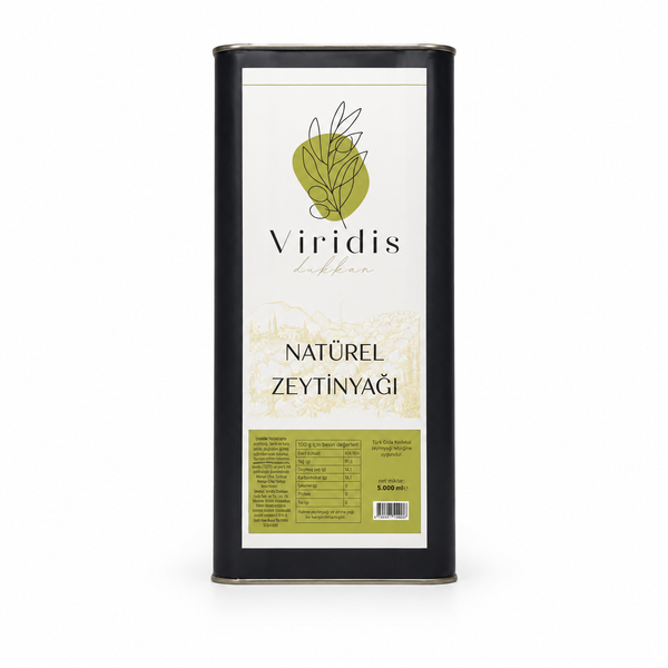 🫒 Viridis Dükkan Natürel Zeytinyağı 5 L Teneke