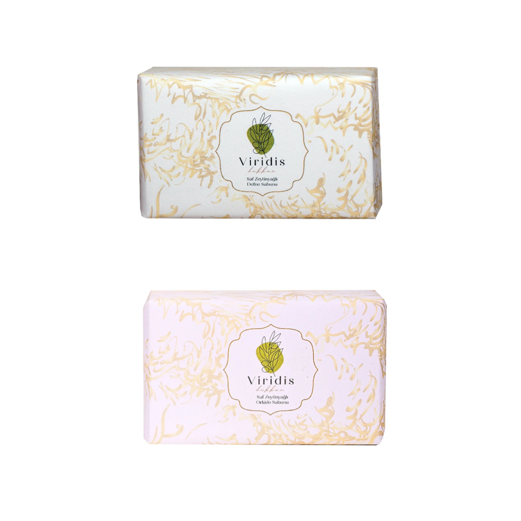 🌸Defne & Orkideli Katı Sabun Paketi