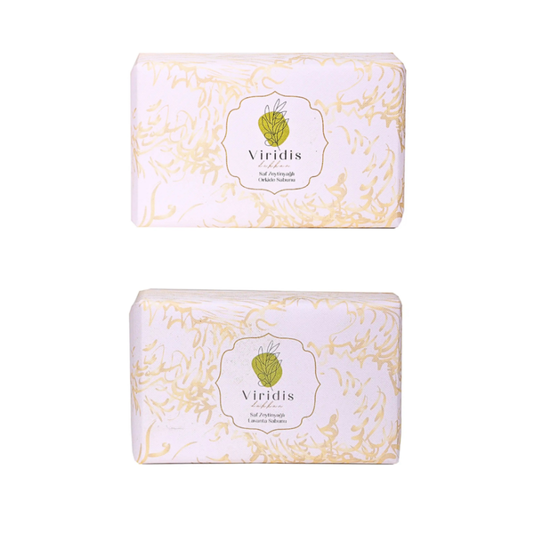 🧼Orkideli & Lavantalı Katı Sabun Paketi